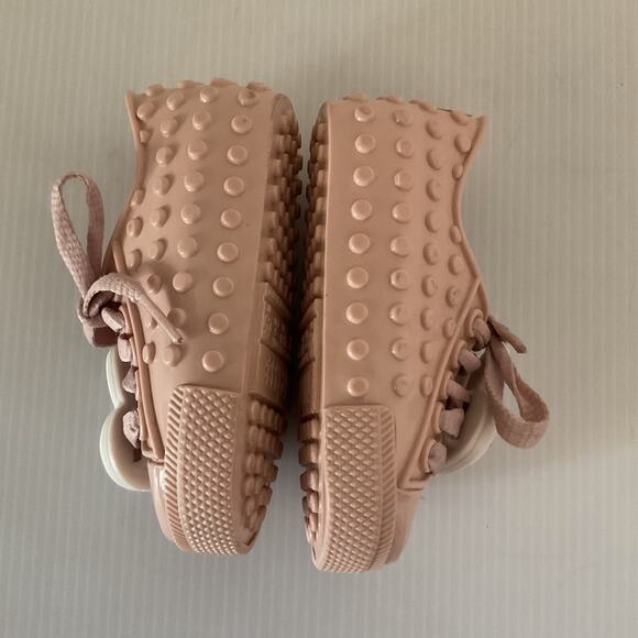 Mini Melissa x Miffy Pink Rubber Sneakers Toddler Size 7/8 Cute Bunny Lace Shoes - Picture 10 of 10